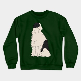 Black and White Borzoi Crewneck Sweatshirt